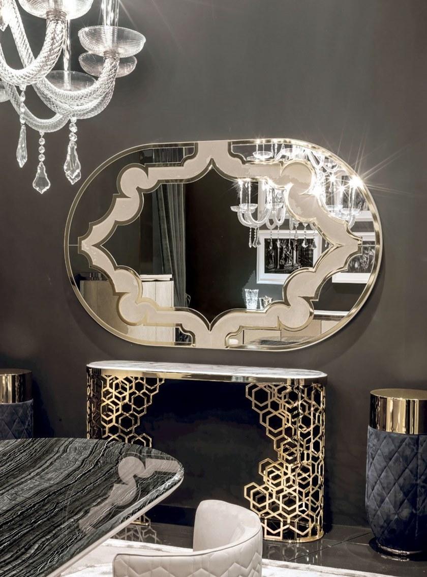 Longhi Овальное настенное зеркало Loveluxe 2013 – nobles collection Y 340 - Вид №6