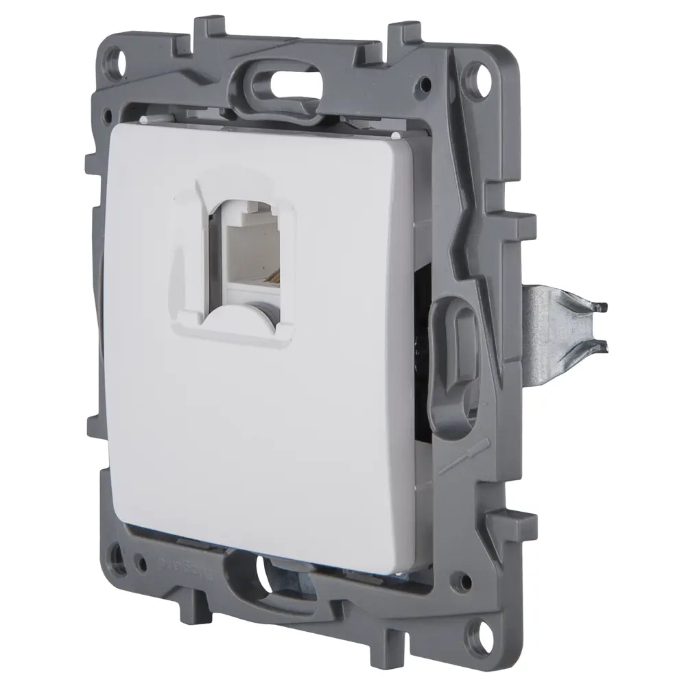 Розетка компьютерная Jung EcoProfi цвет белый STLM-2055625