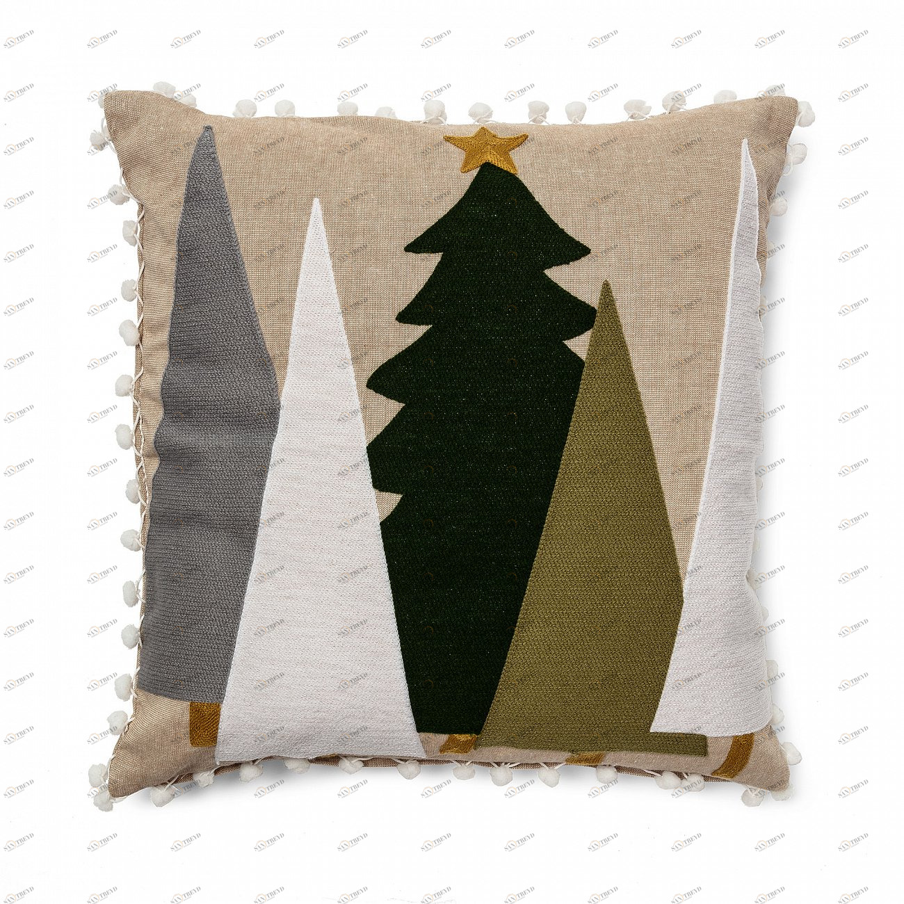 Чехол на подушку Niara 45x45 с принтом AA3216J35 от La Forma LA FORMA РИСУНОК, РАСТЕНИЯ 298839 Бежевый 