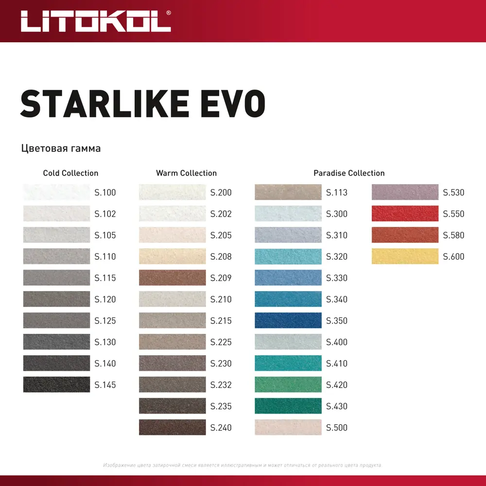 Litokol Starlike Evo: Эпоксидная затирка и клей пастельно-синий 2 кг 82860208 STLM-0037264 - Вид №5