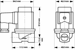 Danfoss EV251B — двухходовые электромагнитные клапаны с принудительным подъемом EV251B Клапан электромагнитный 032U538002  - Вид №5