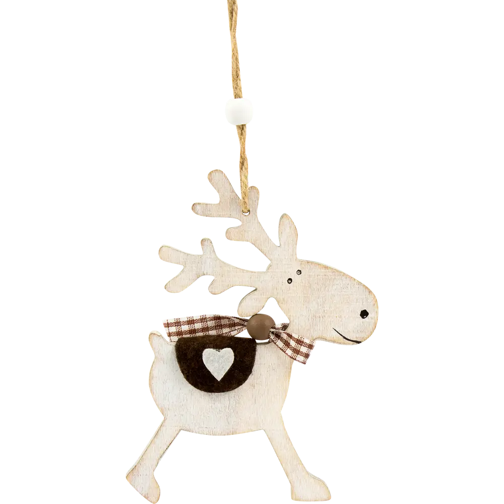 Ёлочное украшение «Олень белый» Santreyd STLM-2017192 - Вид №1