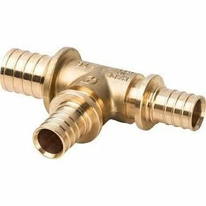 Тройник переходной 32x25x25 аксиальный для труб из сшитого полиэтилена STOUT