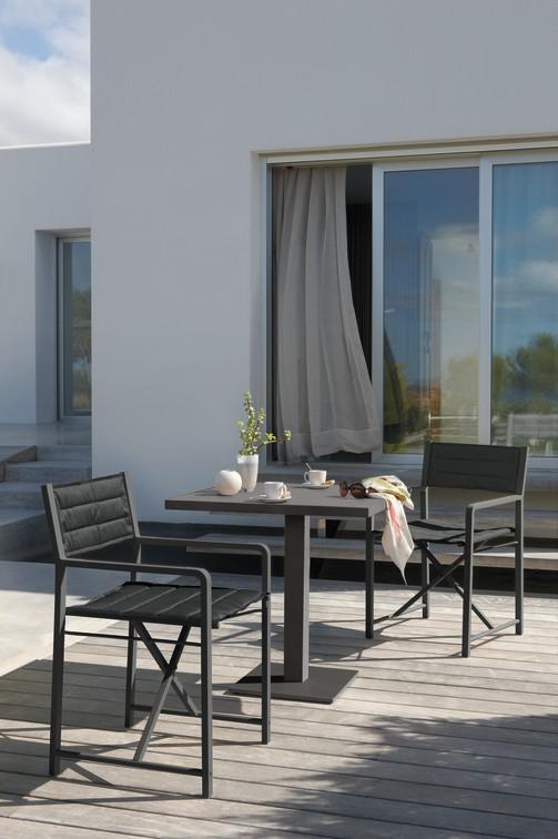 MNST1244 Обеденный стол pa lava 60см x 60см Manutti Napoli - Вид №7