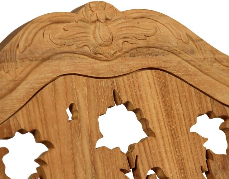 ASTELLO Садовый стул из тика с подлокотниками Chèvrefeuille sun-id-1496568 - Вид №4