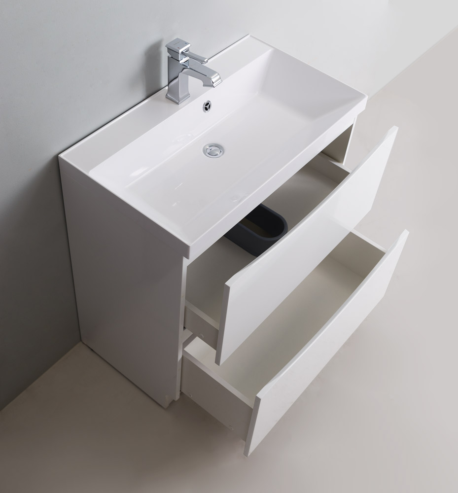 Мебель для ванной BelBagno MARINO-900-2C-PIA-BL-P  - Вид №3