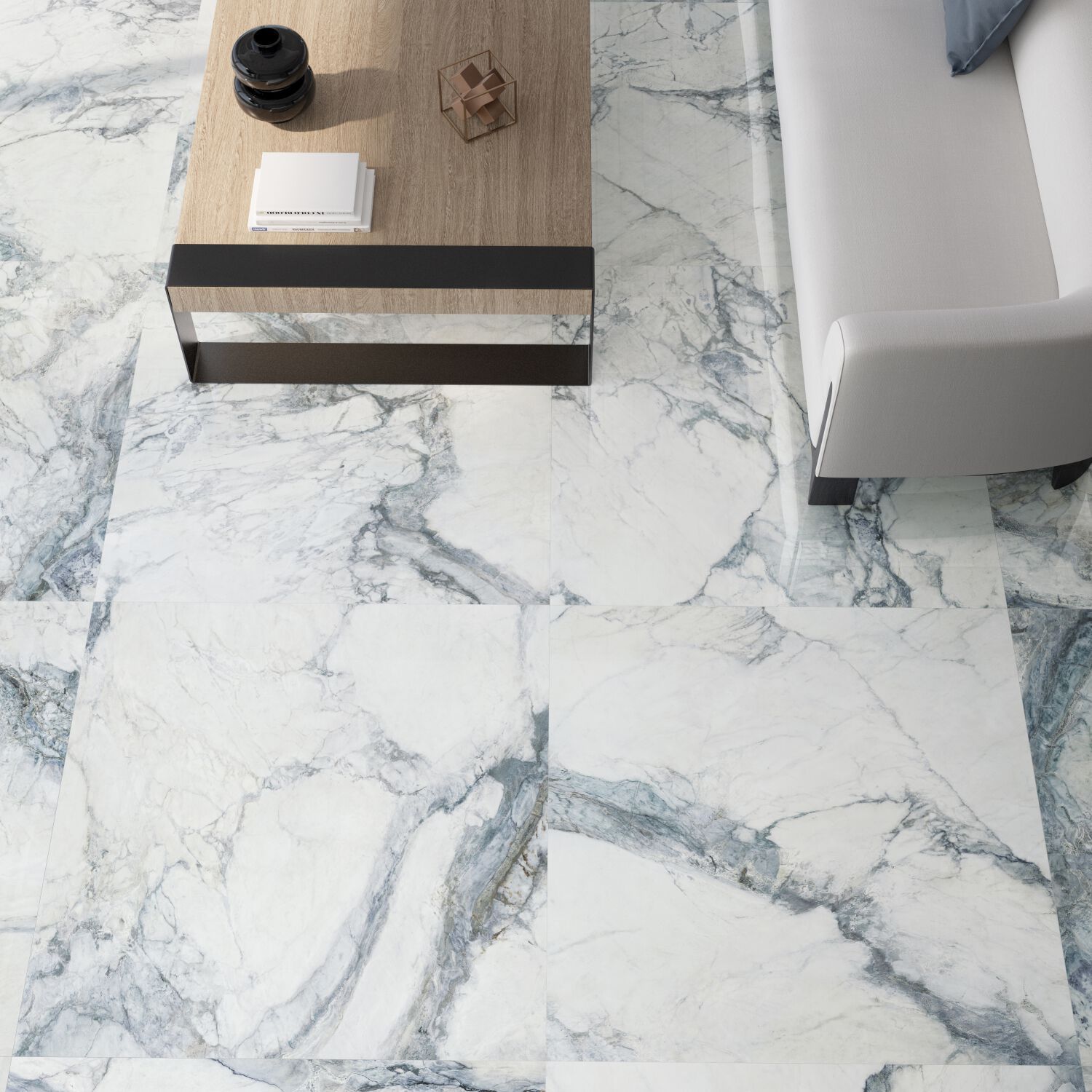 Пол / керамогранит с мраморным эффектом Supergres Purity of Marble ARCH-00056474 - Вид №9