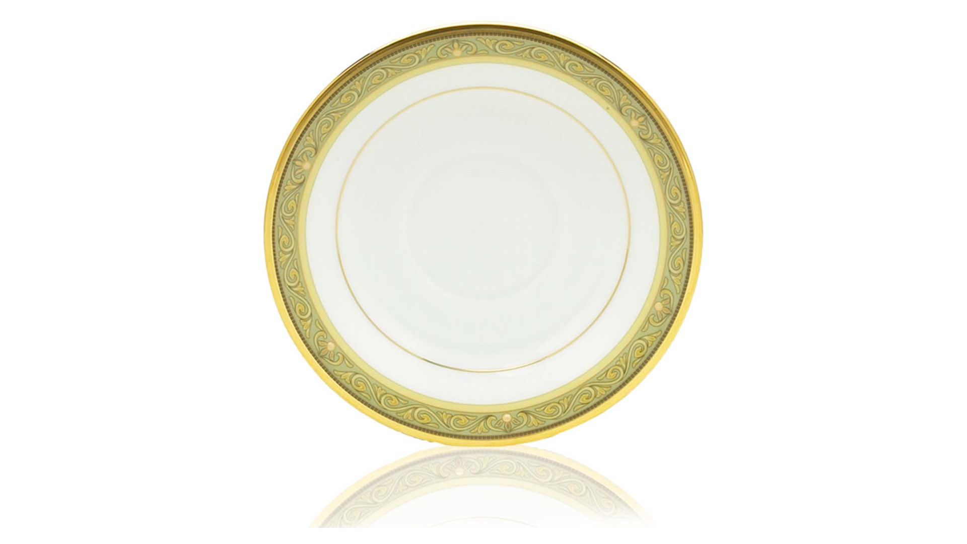 10573754 Noritake Сервиз кофейный Noritake "Церемония,золотой кант" 6/21 Фарфор костяной  - Вид №4