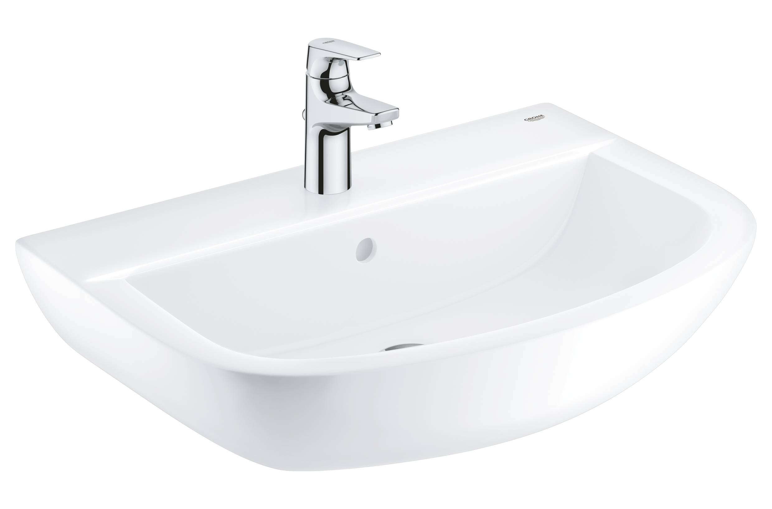 39472000 Подвесная раковина настенная овальная Grohe Bau белая - Вид №2