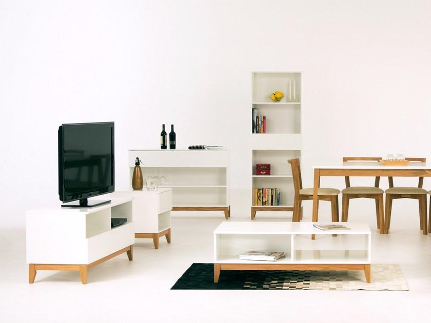 Woodman Тумба под телевизор из лакированной древесины Blanco 123223008012 - Вид №4