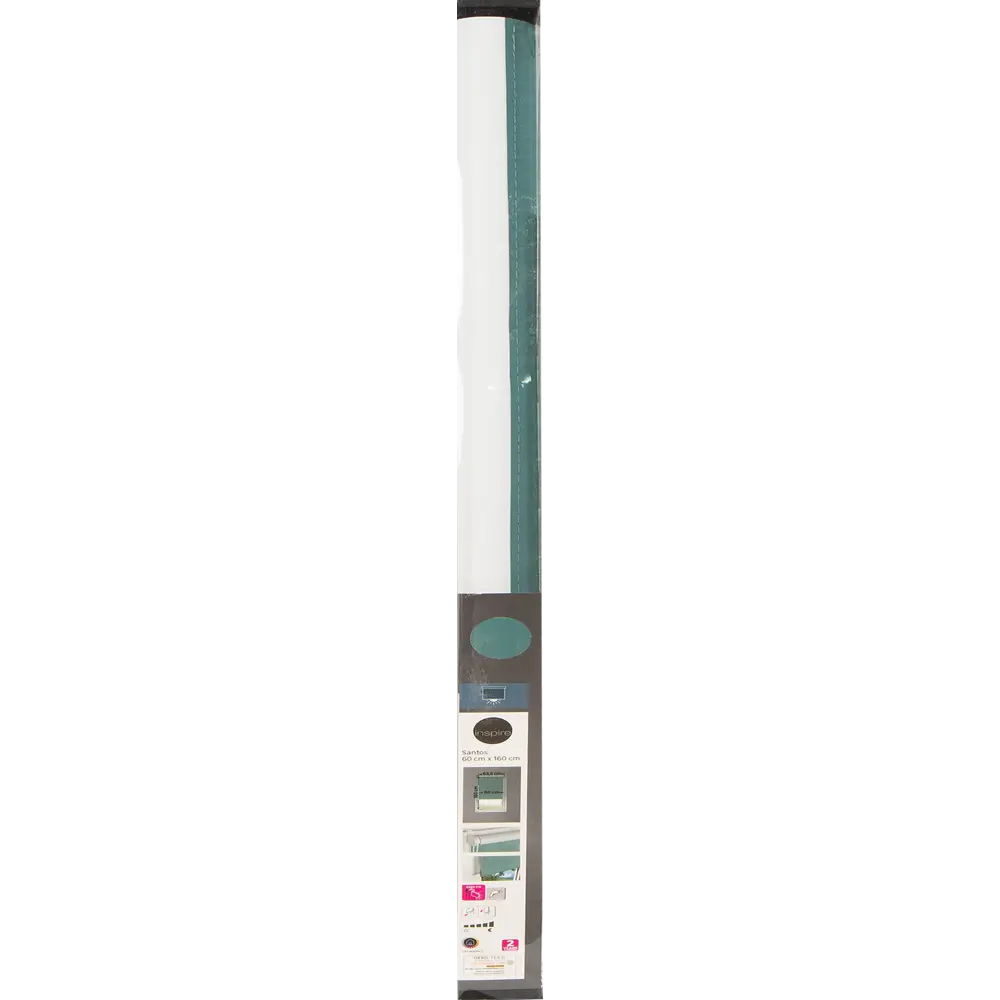 Штора рулонная блэкаут Inspire Santos 60x160 см бирюзовая Celadon 2 82692232 STLM-2175383 - Вид №8
