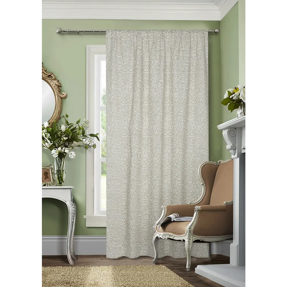 Штора на ленте «Калео», 160х260 см, цвет бежевый ТОРГОВЫЙ ДОМ ТЕКСТИЛЬ STLM-2198342 - Вид №7