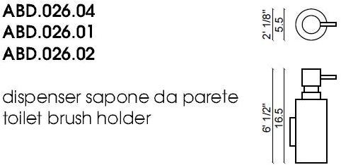 mg12 Настенный дозатор мыла из латуни Deep sun-id-1389864 - Вид №2