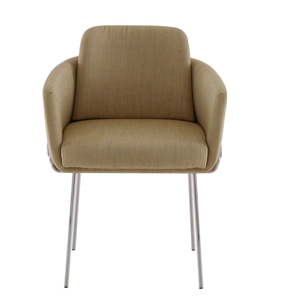 Мягкий тканевый стул с подлокотниками Ligne Roset Tadao ARCH-00147261 - Вид №8