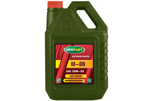 18111505 Моторное масло М8В SAE 20W20, API CB/SD, 5 л 2484 OILRIGHT