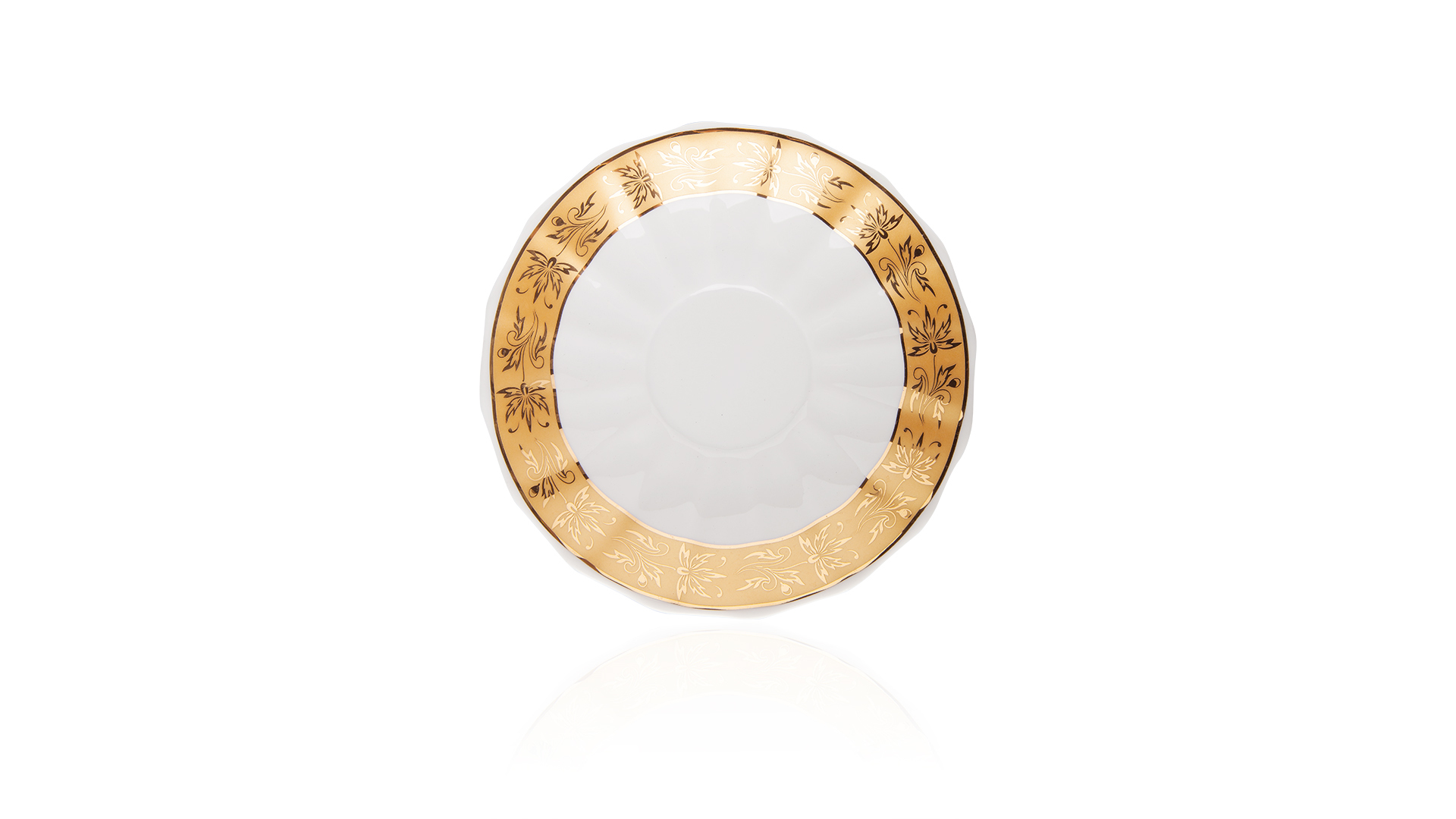 10621571 Промыслы Вербилок Сервиз чайный 6/15 "Центория золотая" Фарфор  - Вид №6