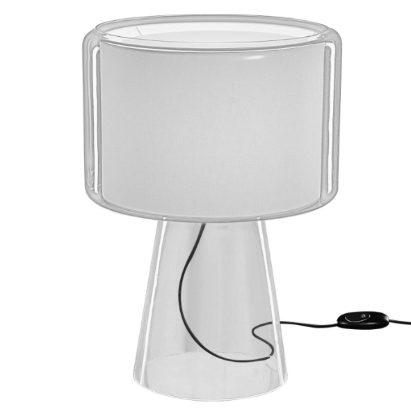 094952 Настольная лампа перламутрово-белая Marset Mercer 