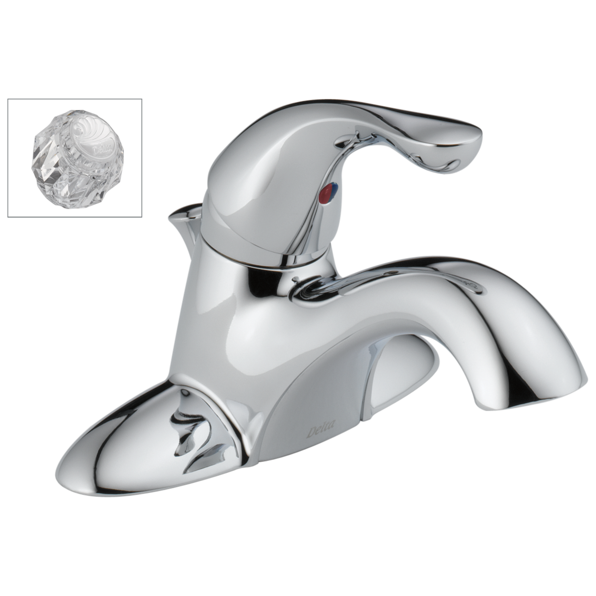 521-PPU-ECO-DST Смеситель для ванной комнаты с одной ручкой Delta Faucet Classic Хром