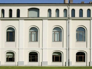 Capoferri Serramenti Распашное окно из алюминия и дерева Sa91