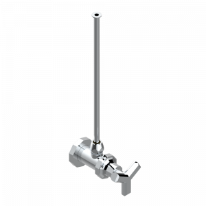 G8A-181/S Кран запорный 1/2" стильный регулируемый с 30 cм трубкой Thg-paris Les Ondes Хром