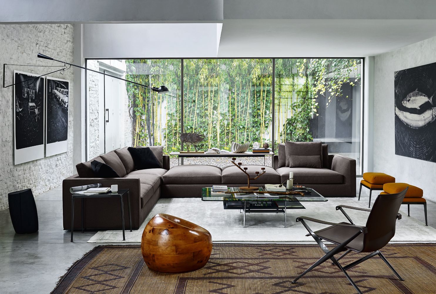 Угловой диван из ткани B&B Italia Ричард ARCH-00040927 - Вид №1