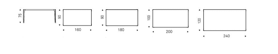 Прямоугольный стол из алюминия и стекла Cattelan italia BOULEVARD ARGILE ARCH-00066494 - Вид №5