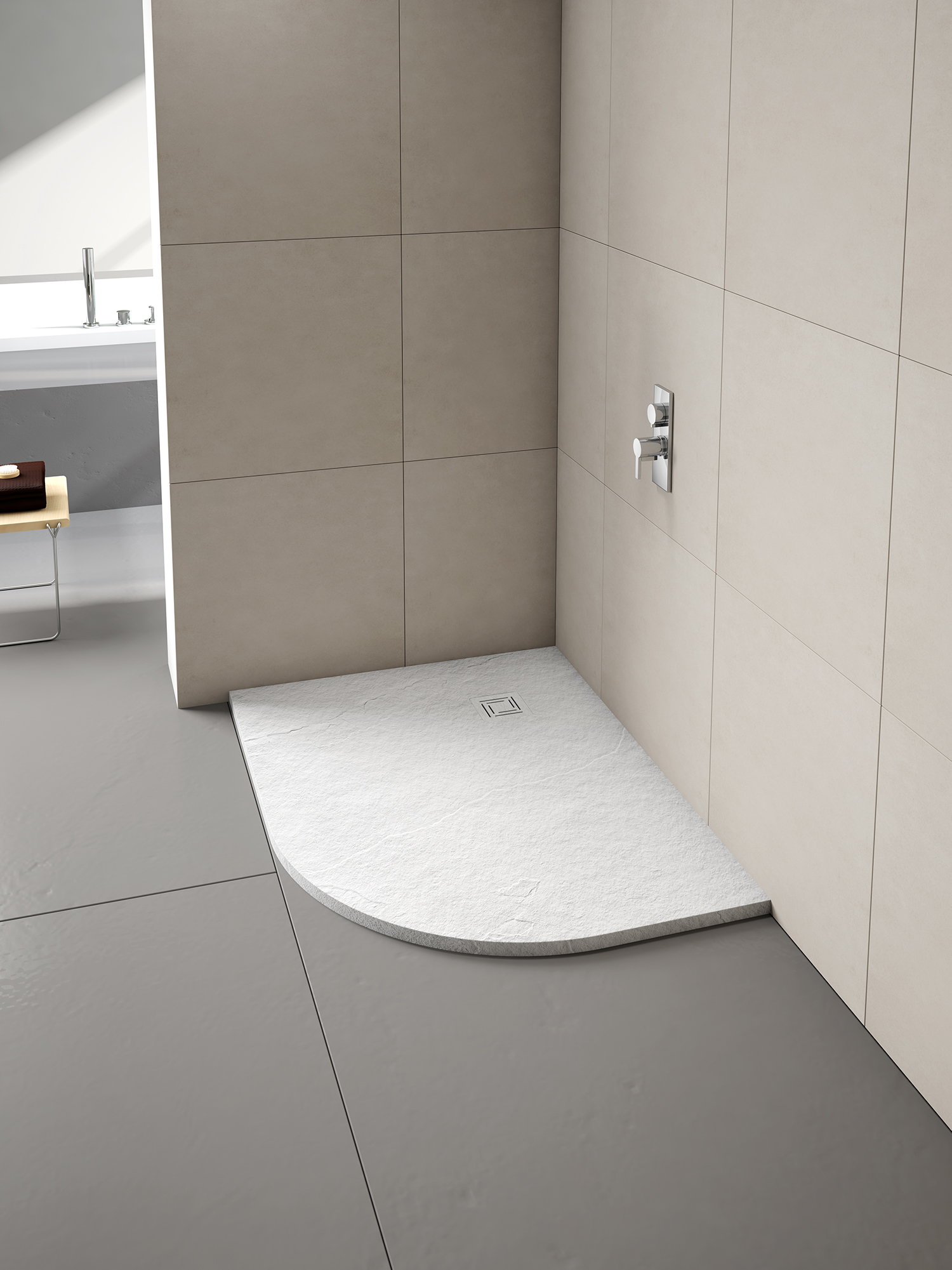 Душевой поддон T129HW L или R Merlyn Truestone - Вид №4