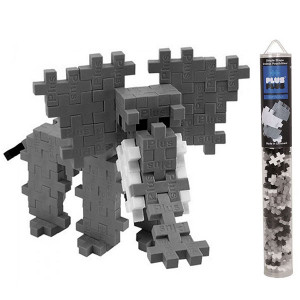 4026 Разноцветный конструктор для создания 3D моделей (серый) Plus Plus