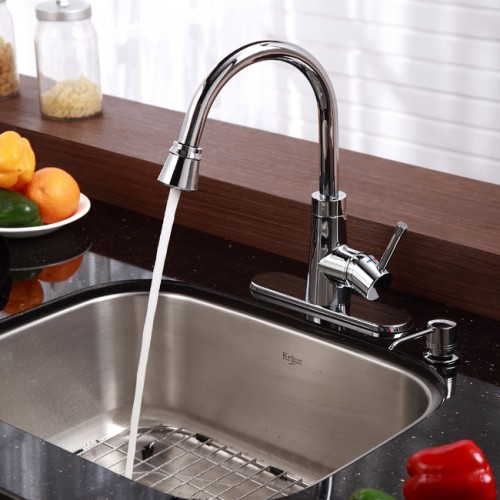 KBU12-KPF2220SN Мойка кухонная прямоугольная Krausru  - Вид №12