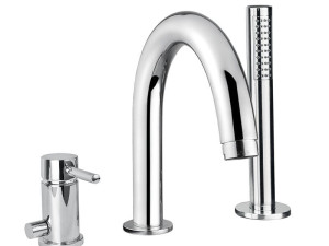 Хромированный латунный смеситель для ванны