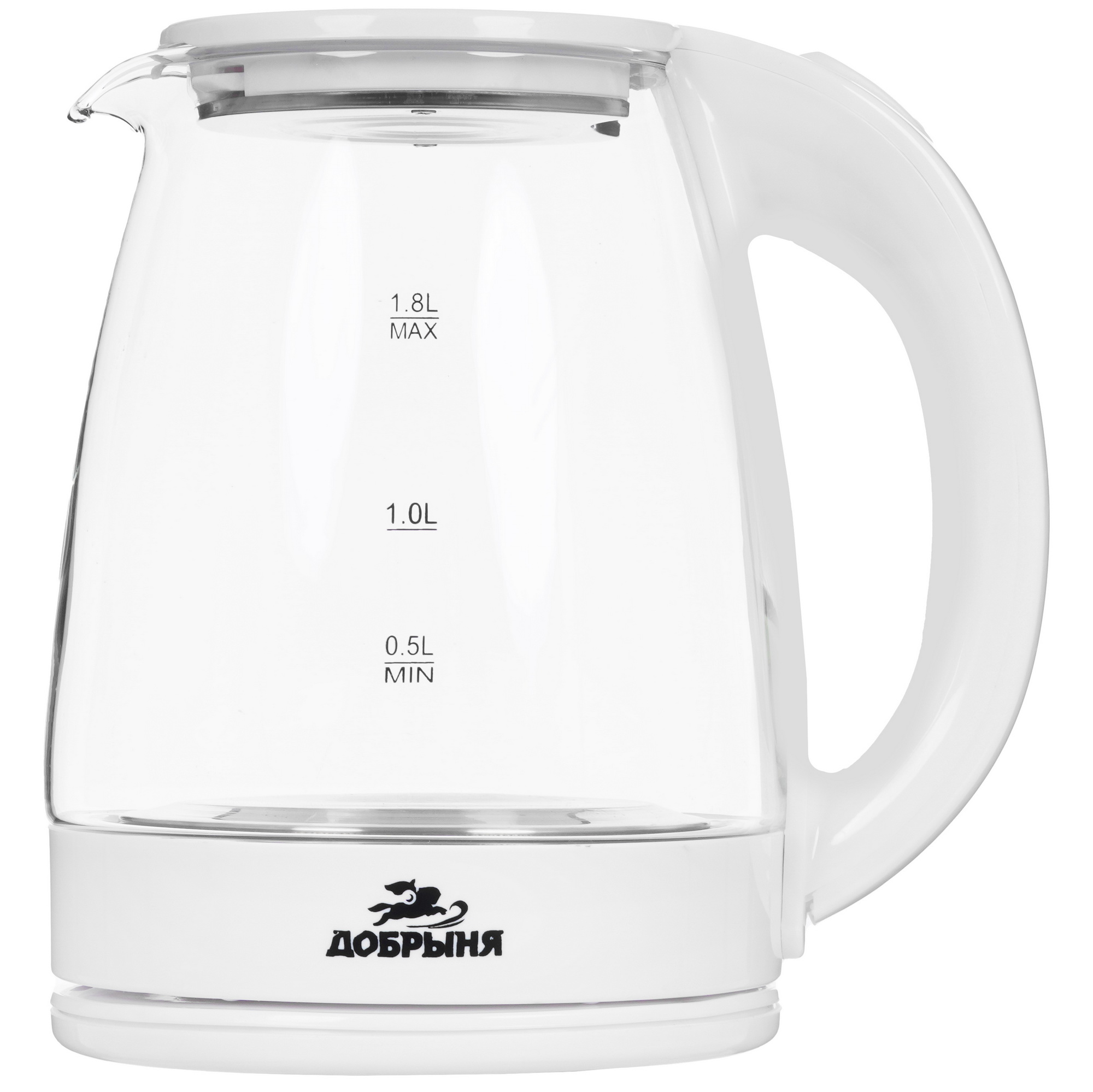 9213034 Электрочайник Добрыня DO-1254W белый STDN-0010999