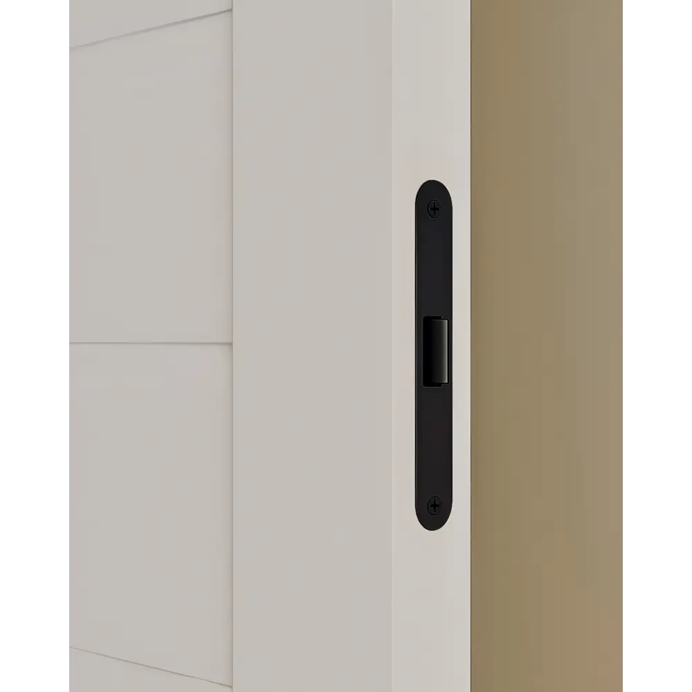 Дверь межкомнатная глухая Корса 80x200 см Hardflex цвет белый с замком и петлями 89434234 STLM-2060151 Santreyd  - Вид №1