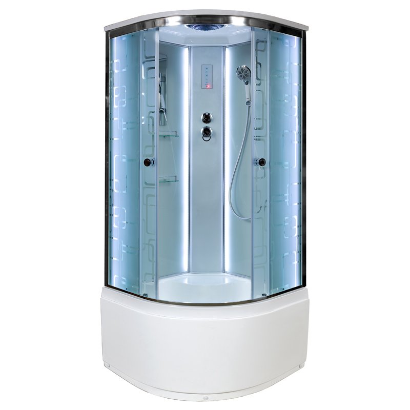 ЕМ2712 R стандартная Душевая кабина DETO Серия ЕМ ЕМ4580 LED