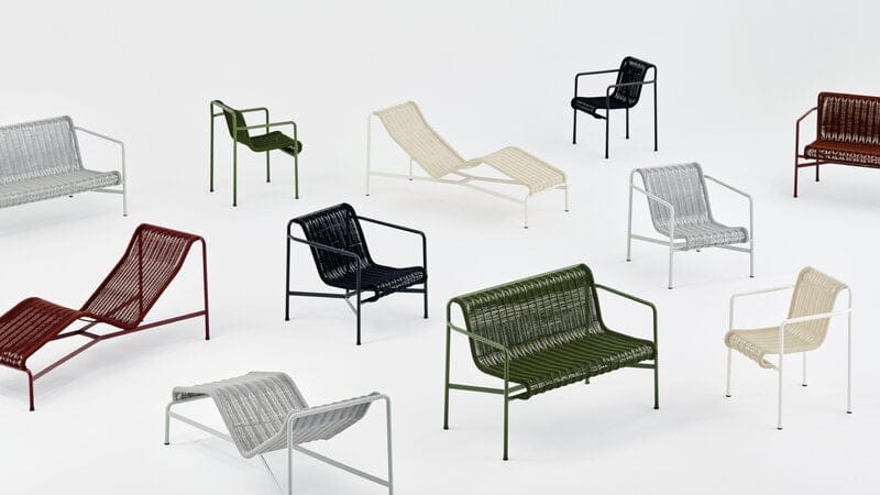 Садовая скамейка со спинкой In Stock Hay ARCH-00074602 - Вид №3