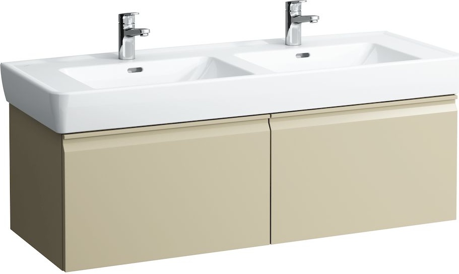 H4830810959991 Шкафчик под раковину с сифоном, экономящим пространство, для раковины 814967, 2 выдвижных ящика LAUFEN PRO - Вид №1