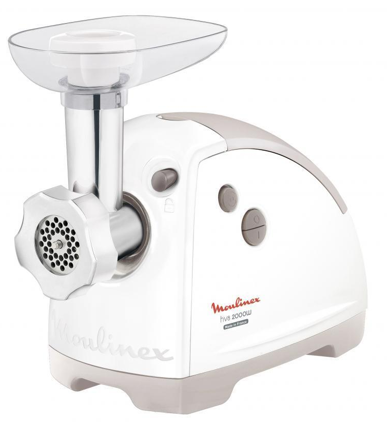 5602330 Мясорубка электрическая Moulinex HV8 ME626132 белый STDN-0114383 - Вид №1