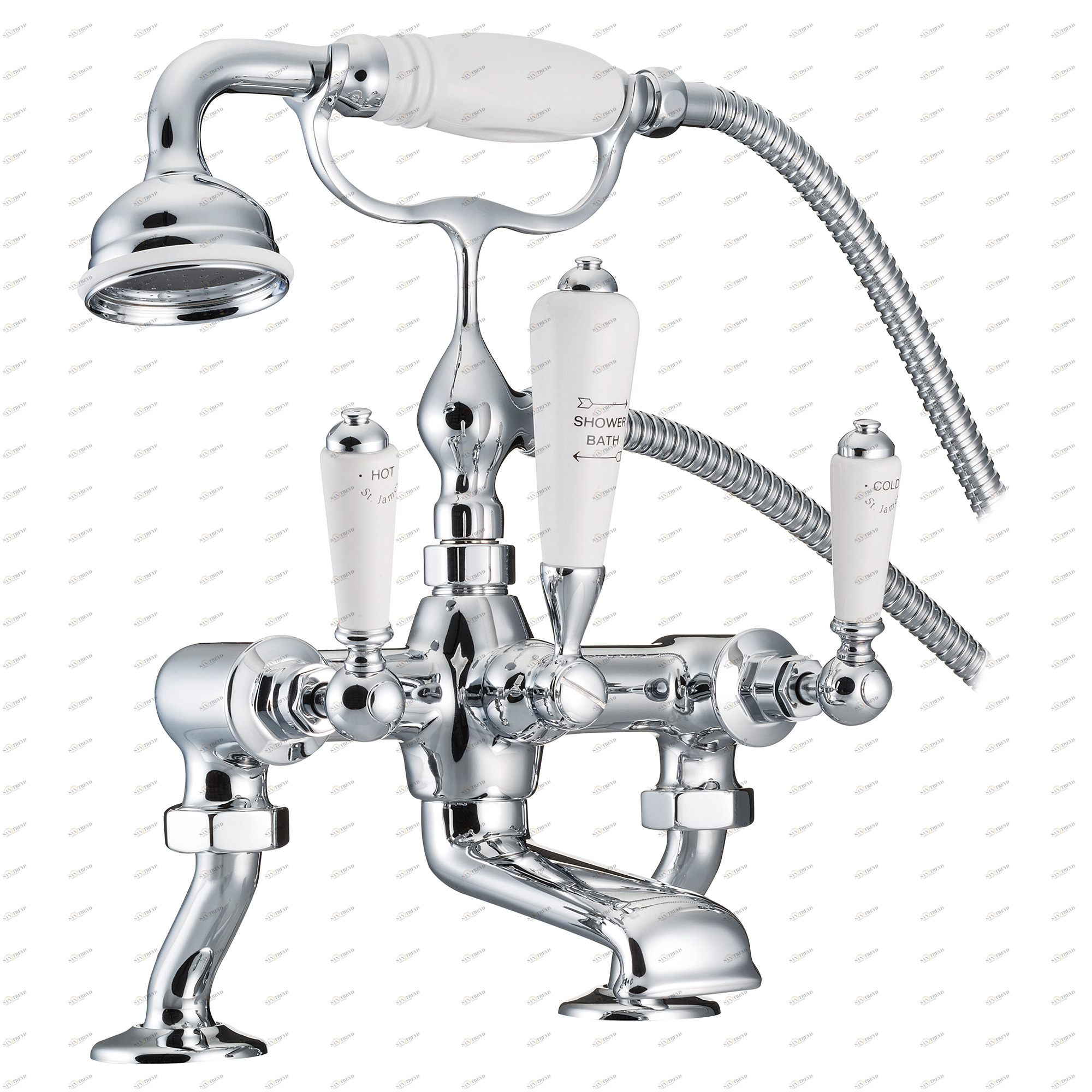 Traditional bathrooms Смеситель для ванны и душа ASCOT 3/4 " Tb330.514.bn 