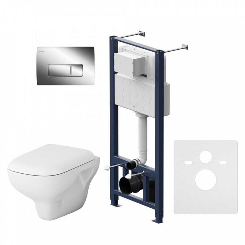 IS48051.801700 Инсталл с клав Pro M глянц хром с подв унит FlashClean с сид м/л AM.PM Like