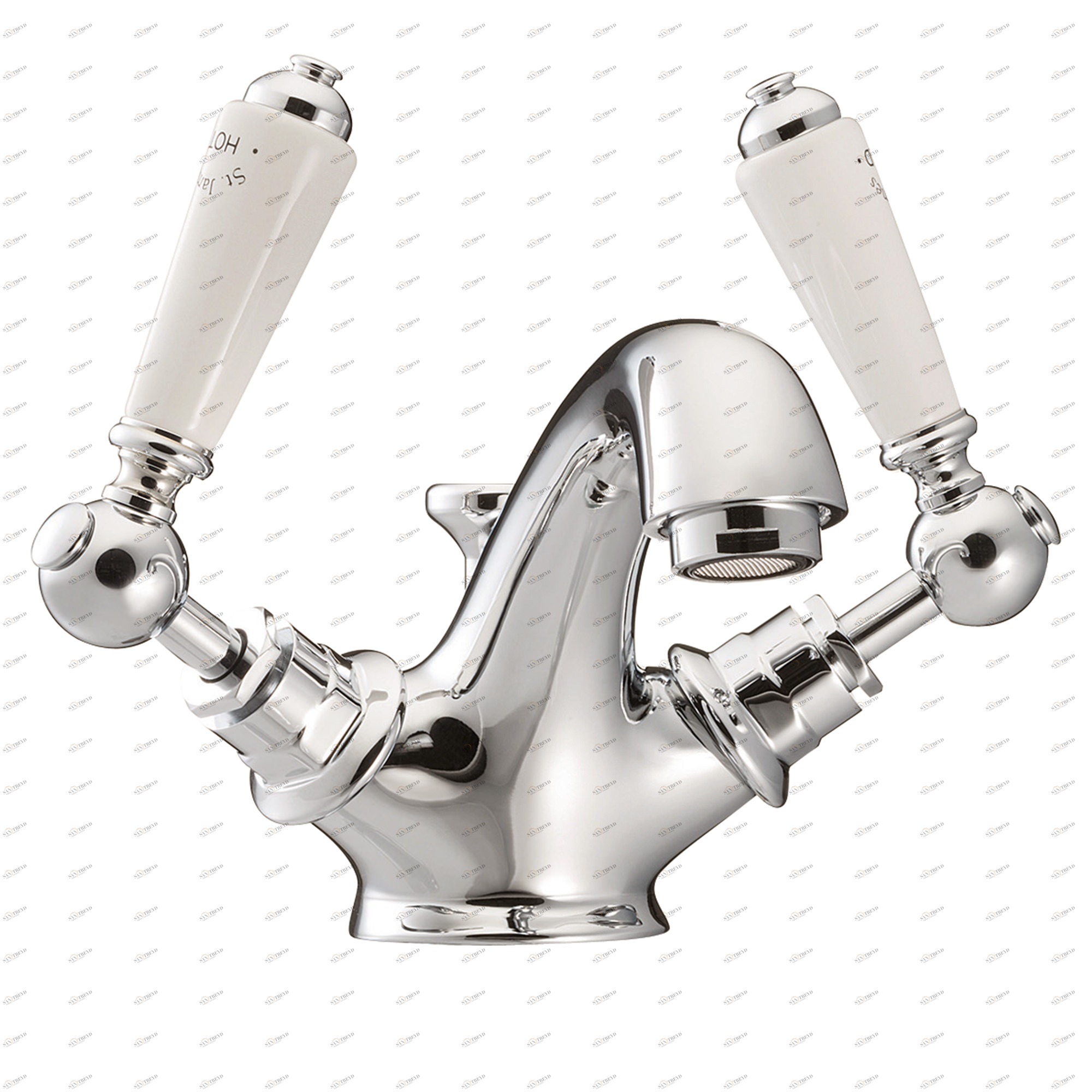 Traditional bathrooms Смеситель для раковины на 1 отверстие ASCOT Tb410p.514.ag 