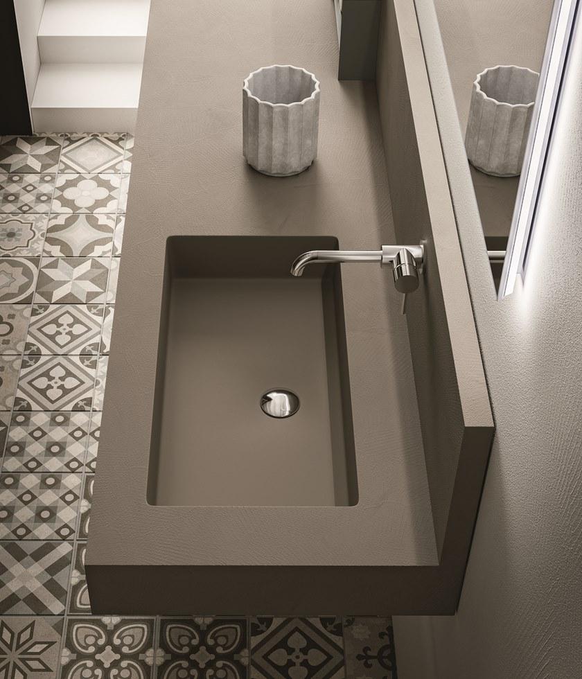 Cerasa Тумба под умывальник из меламина одинарная с ящиками Segno sun-id-1381478 - Вид №3