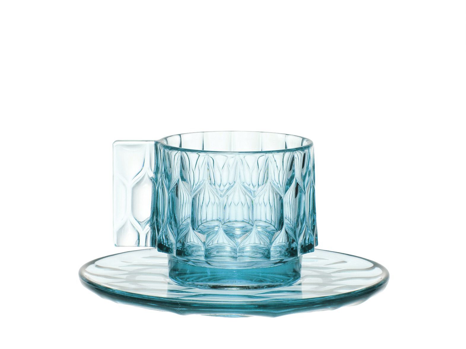 Набор кофейных чашек из инженерного пластика с блюдцем Kartell Jellies Family ARCH-00146181 - Вид №13