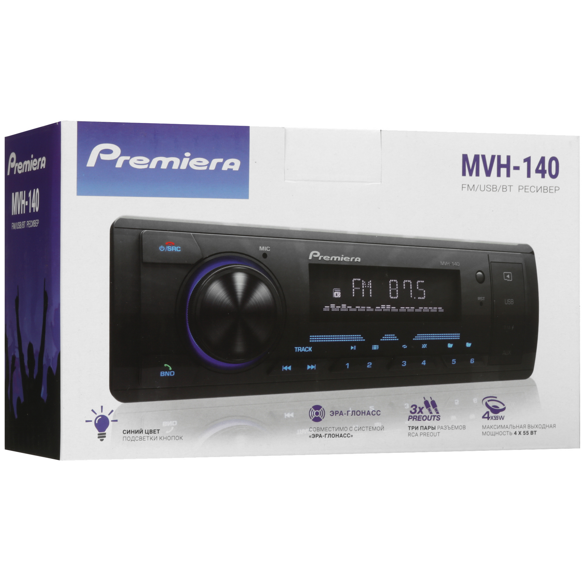 9162692 Автопроигрыватель Premiera MVH-140 STDN-0147137 - Вид №8