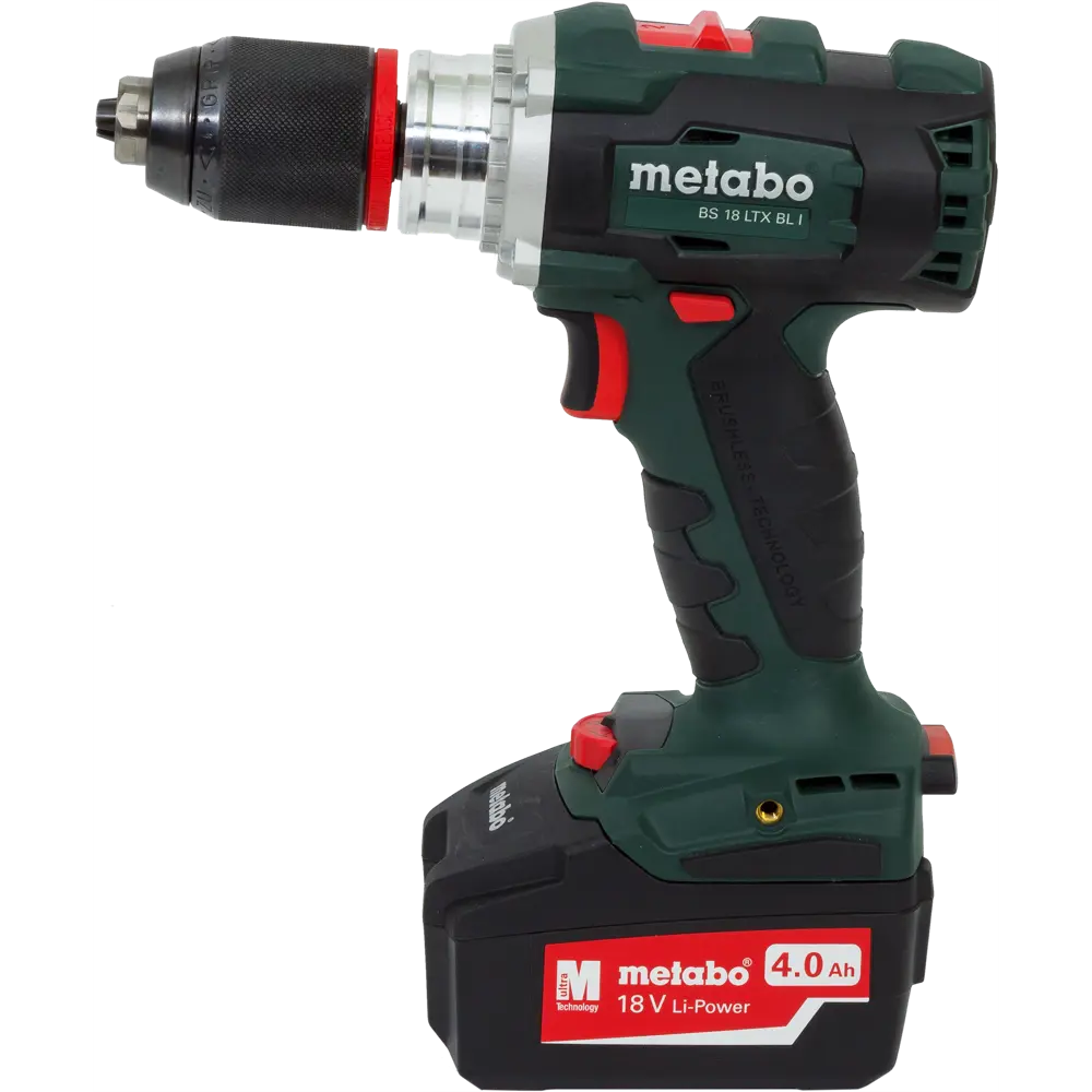 Дрель-шуруповерт бесщеточная Metabo BS18LTXBLI, 18 В Li-ion 2х4 Ач STLM-2127985 - Вид №1