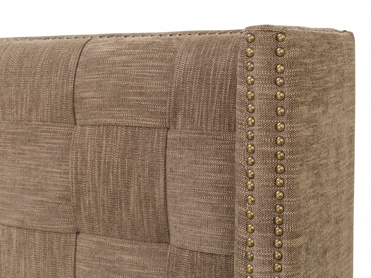 Кровать двуспальная 180х200 из велюра коричневая Quadro KELLY LOUNGE ДИЗАЙНЕРСКИЕ 045502 Коричневый  - Вид №4