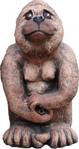 10973 ОБЕЗЬЯНКА, скульптура из бетона LAB.Space  - Вид №1
