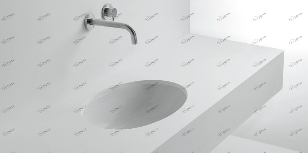 8040001 Накладная раковина под столешницу  овальная  Ciotola Santreyd