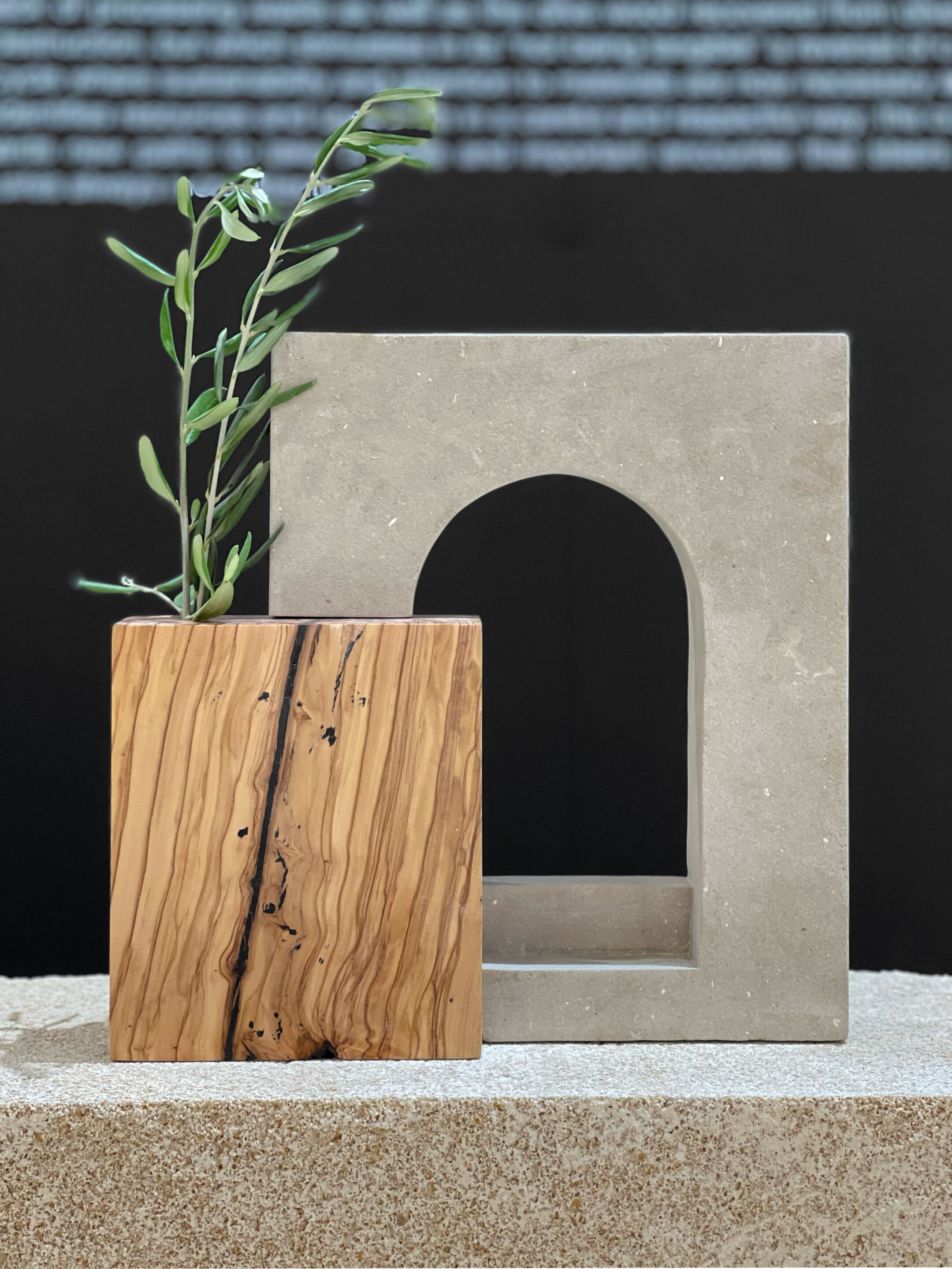 Безделушка / скульптура из камня Лечче и оливкового дерева PIMAR руины ARCH-00028502 - Вид №1