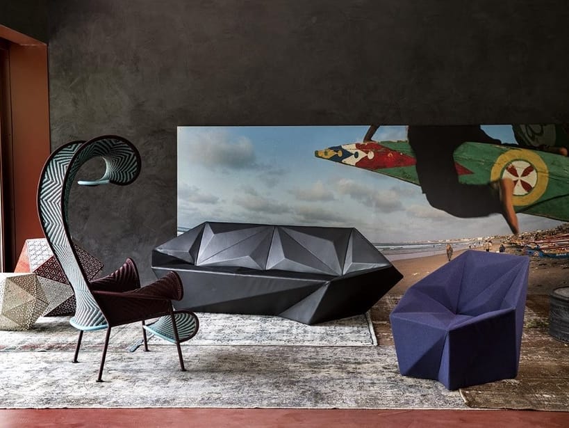 Тканевое кресло MOROSO ARCH-00063312 - Вид №4