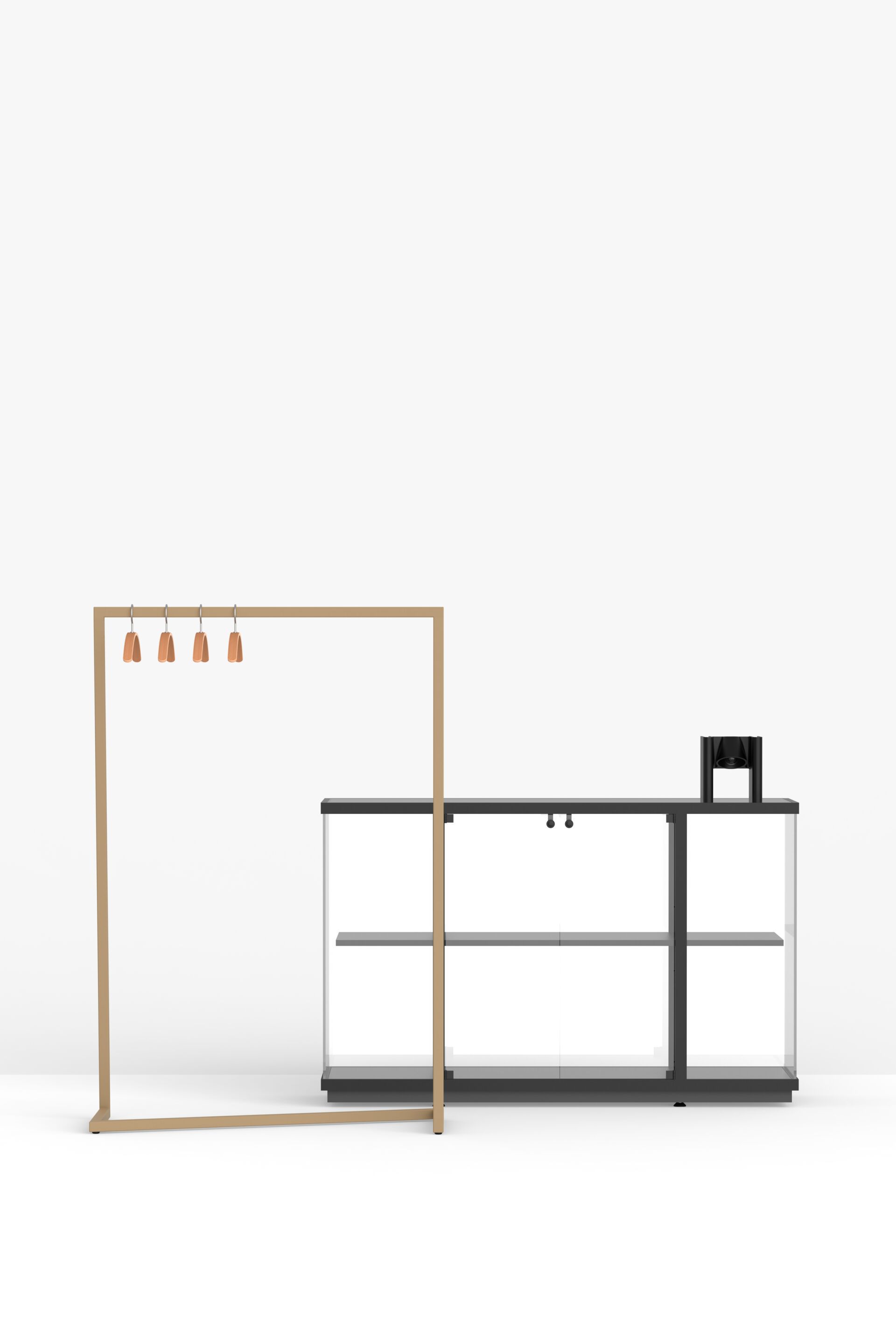 Стальная напольная вешалка с порошковым покрытием FUNCTIONALS BUTLER ARCH-00087112 - Вид №16