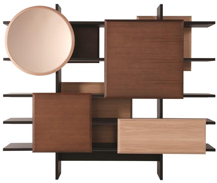 Roche Bobois Самонесущий двухсторонний книжный шкаф Globe trotter sun-id-1440978 - Вид №2